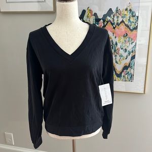NWT Athleta Willow v-neck sweatshirt sz S